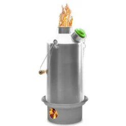 Kelly Kettle Base Camp Kettle 1.6L (Stainless Steel) -Sports Outdoor 0113259 kelly kettle base camp kettle 16l stainless steel