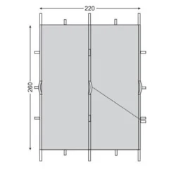 Nordisk Voss Tech Tarp -Sports Outdoor 0121813 nordisk voss tech tarp