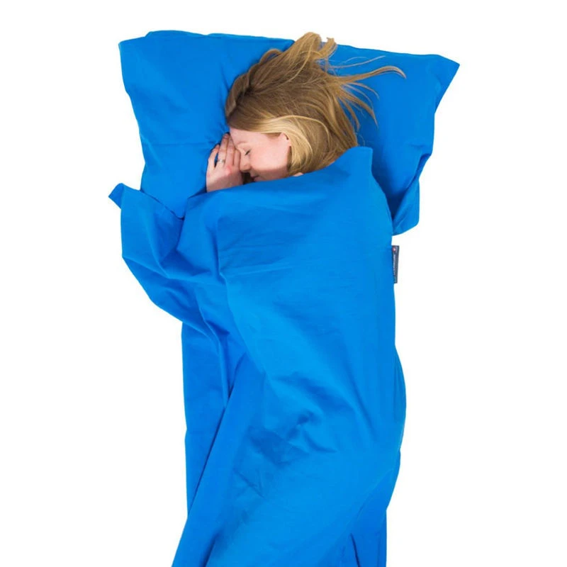 Lifeventure Cotton Sleeping Bag Liner With Pillow Sleeve 9 Lifeventure Cotton Sleeping Bag Liner With Pillow Sleeve - Image 9