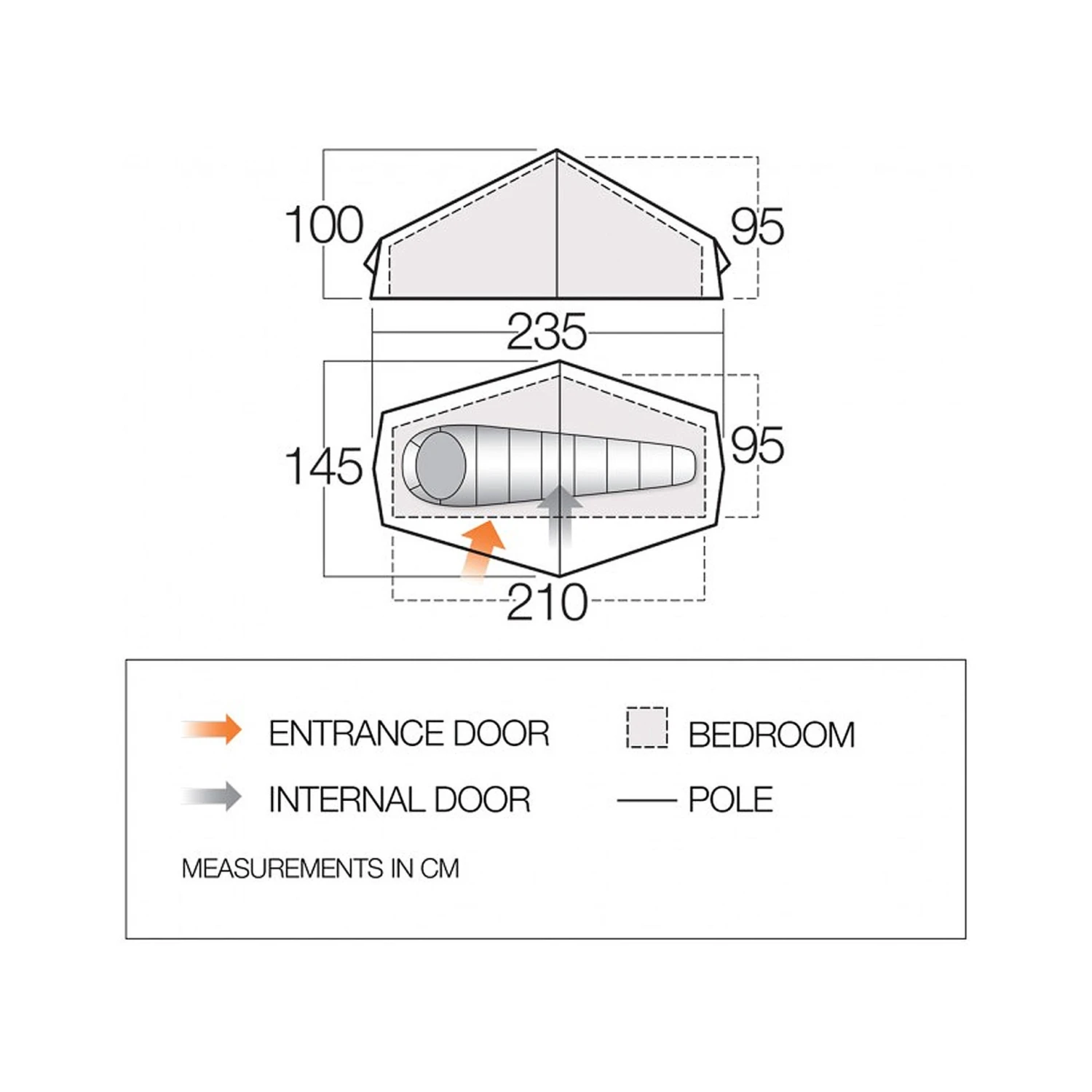 Vango F10 Helium UL 1 2 Vango F10 Helium UL 1 - Image 2
